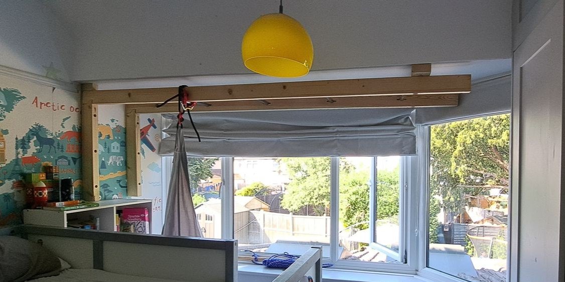 Bedroom monkey bars